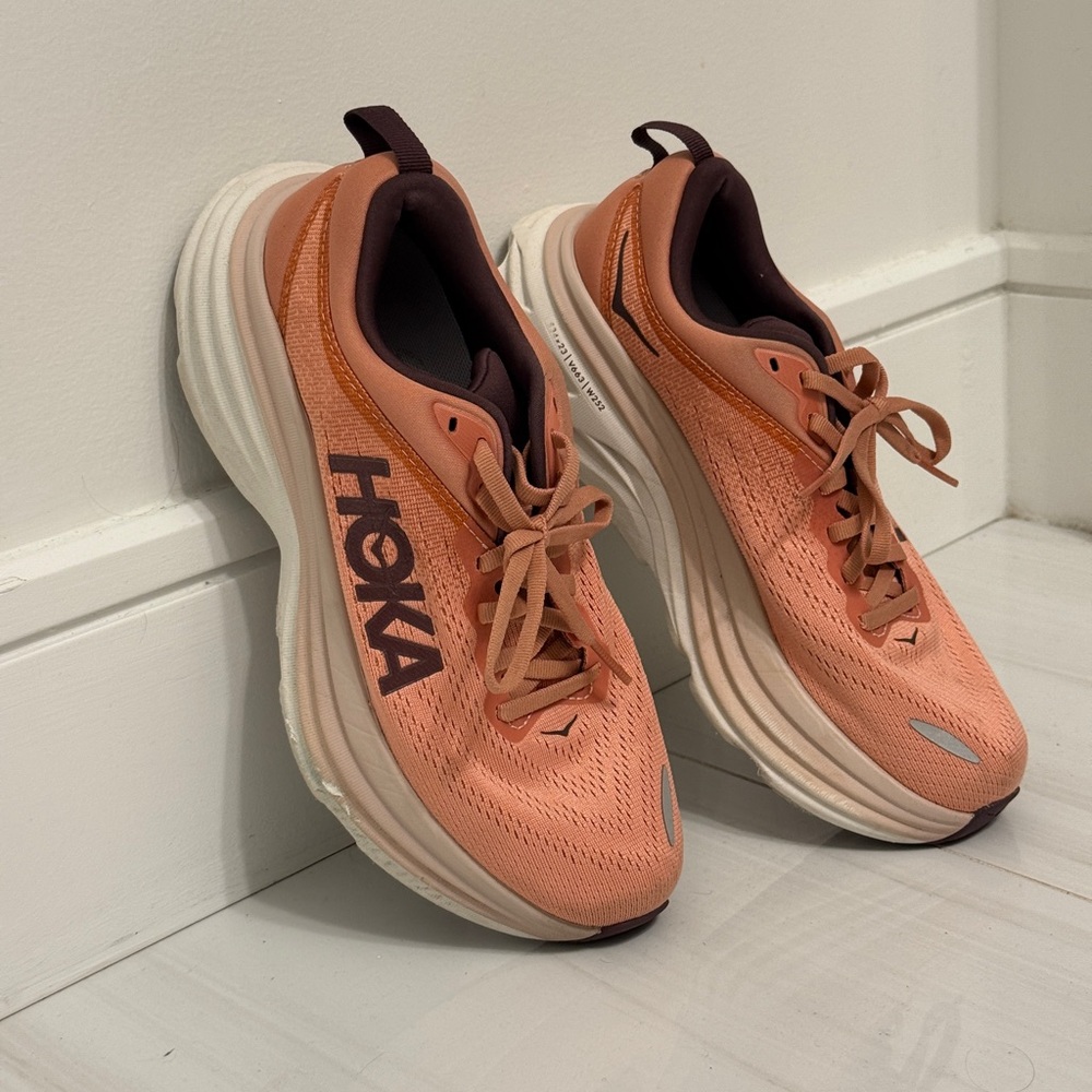 Hoka Women's Peach Athletic Shoes